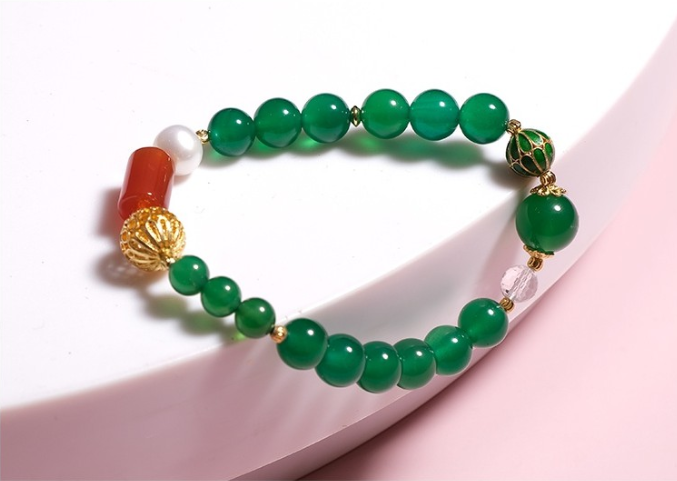 Green Agate Bracelet