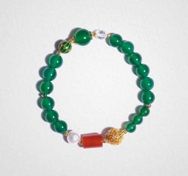 Green Agate Bracelet
