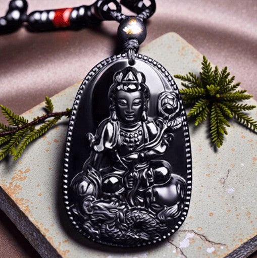 Jahr des Drachen und Jahr der Schlange Segen Buddha Anhänger