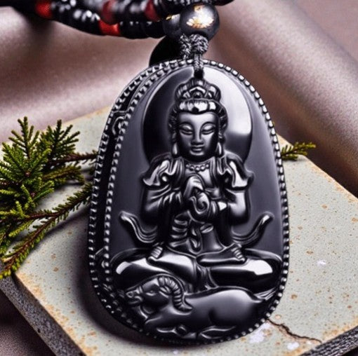 Year of the Goat and the Year of Monkey Blessing Buddha pendant