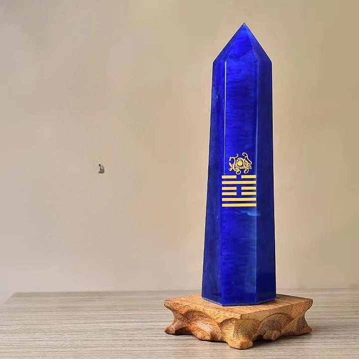 Aqua Harmony  Deep Water Basalt Obelisk