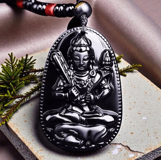 Year of the Ox and Year of the Tiger Blessing Buddha pendant