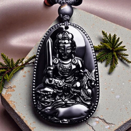 Year of the Rabbit blessing Buddha pendant